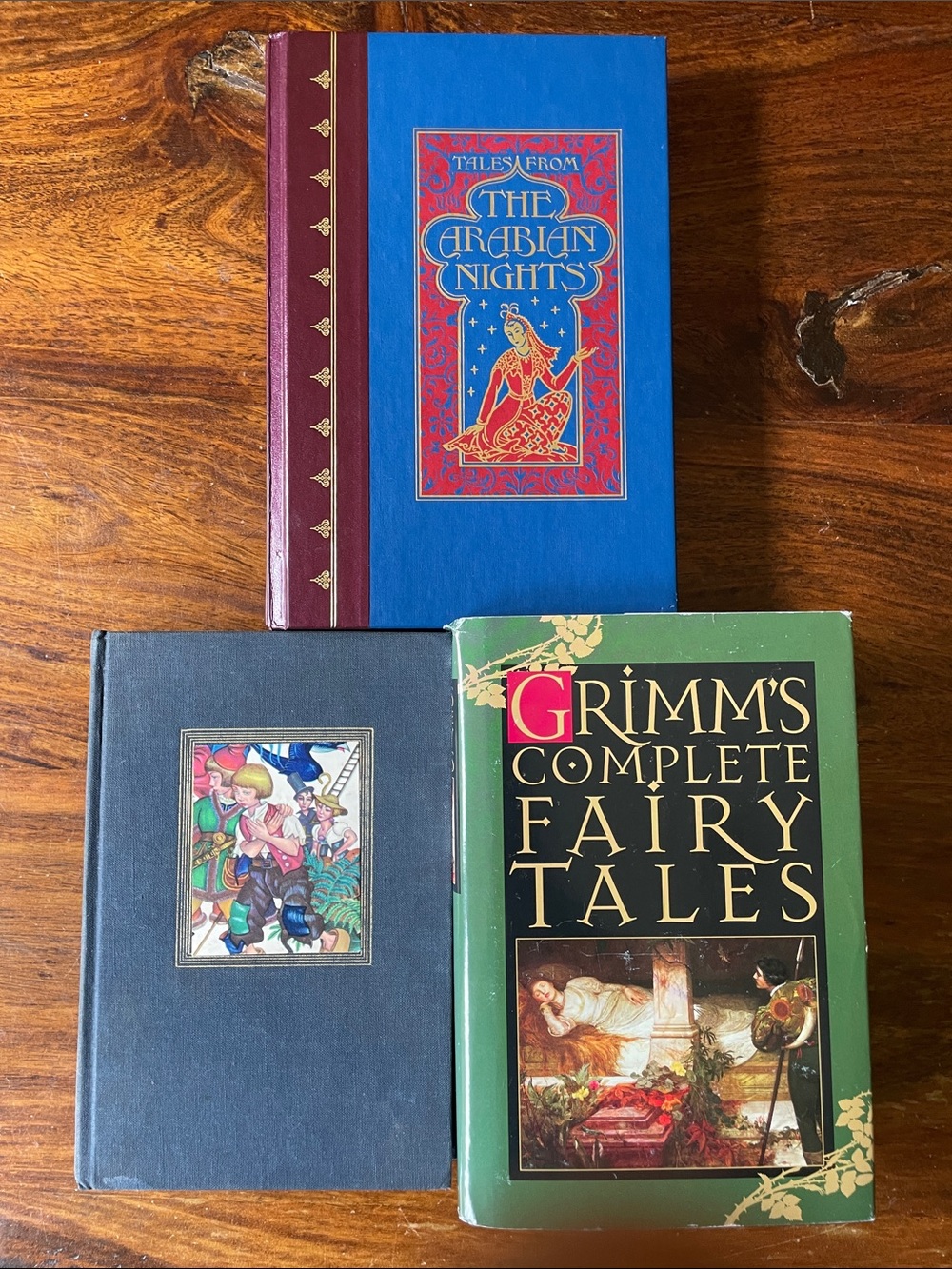 3 Vintage Fairy Tales Hardcover Books Andersen’s Grimm’s Arabian Nights